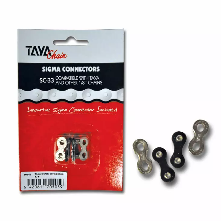 KETJULUKKO TAYA 1/8 2KPL/PKT - POLKUPYÖRÄN KETJUT VAKIO - 60345 - 1