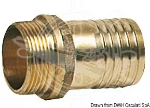 Letkuliitin Uros 3/8x13 - LETKUTARVIKKEET - M17-198-05 - 1