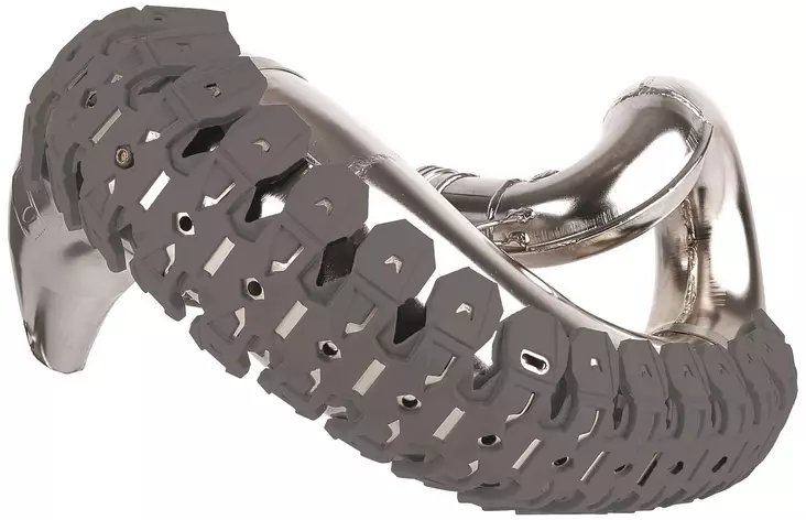 Polisport Armadillo Pakoputken Suoja 2t Nardo Harmaa - CROSSIN PAKOPUTKISTO - 179-8469200005 - 1