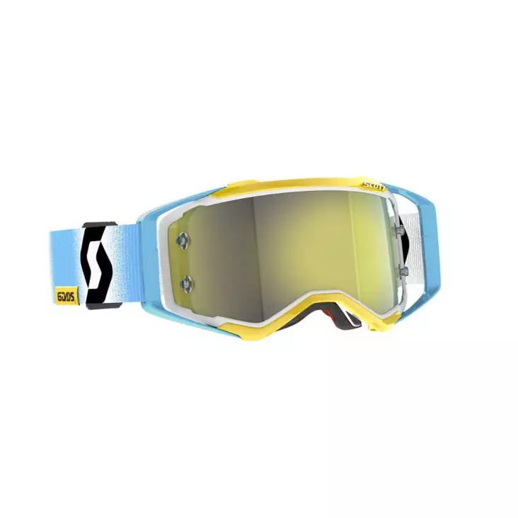 Scott goggle prospect 6days 2023 arg white/blue yellow chrome works - MP AJOLASIT - 620-2310-15 - 1