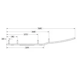Sno-X Ripper Four Ohjari Pari 4" Kovametalli - MK OHJAUSRAUDAT - 881-4635 - 1