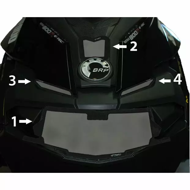 Spi Frogskinz 2013-14 Xm/Xs Nose Vent Kit (4Pc) - FROGSKINZ TUULETUSKALVOT - 823-183-135 - 1