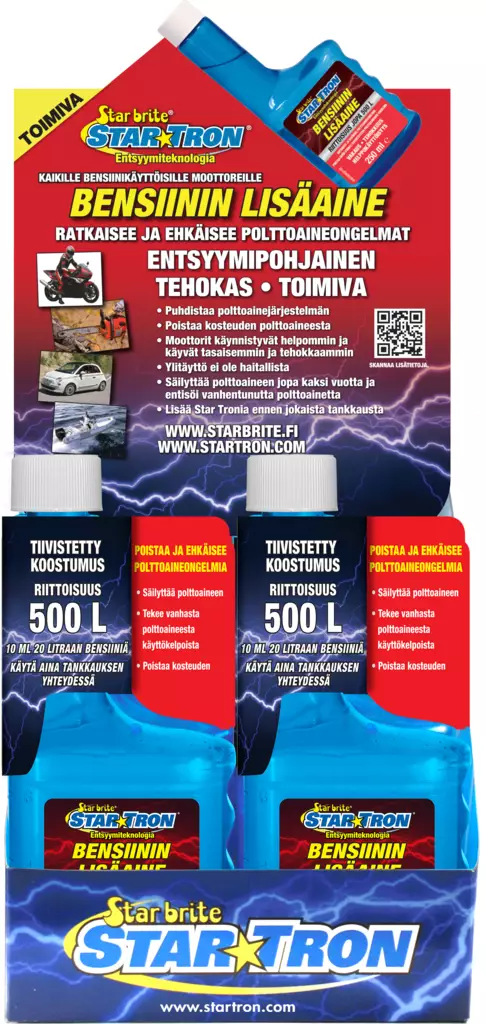 Startron Bensiini 250ml - POLTTOAINEEN LISÄAINEET - 136-93615 - 2