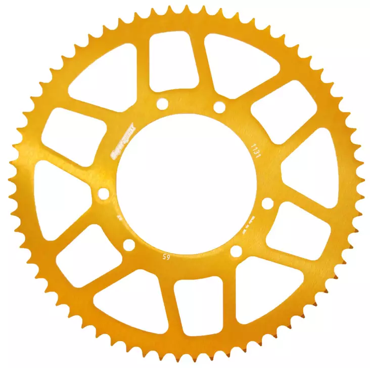 Supersprox Takaratas, 65, Ø105mm, Kulta, Derbi / Aprilia / Yamaha - MOPON TAKARATTAAT - 27-1014-65-5 - 1
