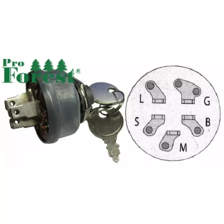 Virtalukko 5-Napainen - VIRTALUKOT JA KATKAISIJAT - 70-305 - 1