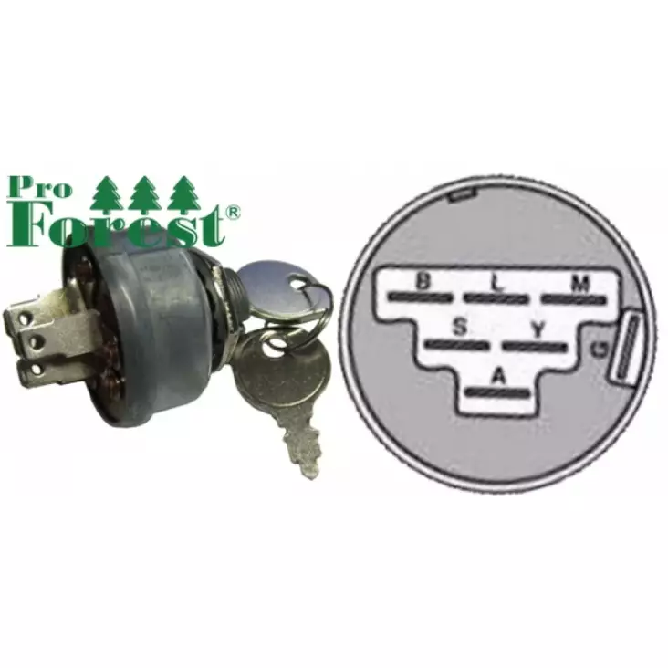 Virtalukko 7-Napainen - VIRTALUKOT JA KATKAISIJAT - 70-315 - 1