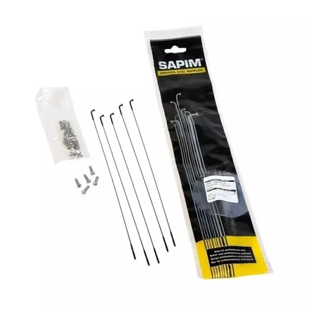 Puola Sapim, Cx-Ray Musta 262mm, 20 Kpl/Ltk - Pinnat ja nippelit - 61306 - 2