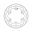 Brembo Serie Oro Jarrulevy - MÖNKIJÄN OSAT - 232-68B40756 - 1