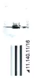 Telescopic Sloped Pole White100cm - VALOMASTOT - M11-140-16 - 1
