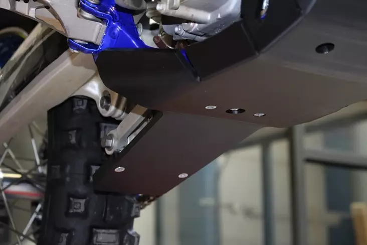 Axp Xtrem Hdpe Skid Plate Black Sherco Ser125 18- - CROSSIN POHJAPANSSARIT - 397-AX1466 - 1