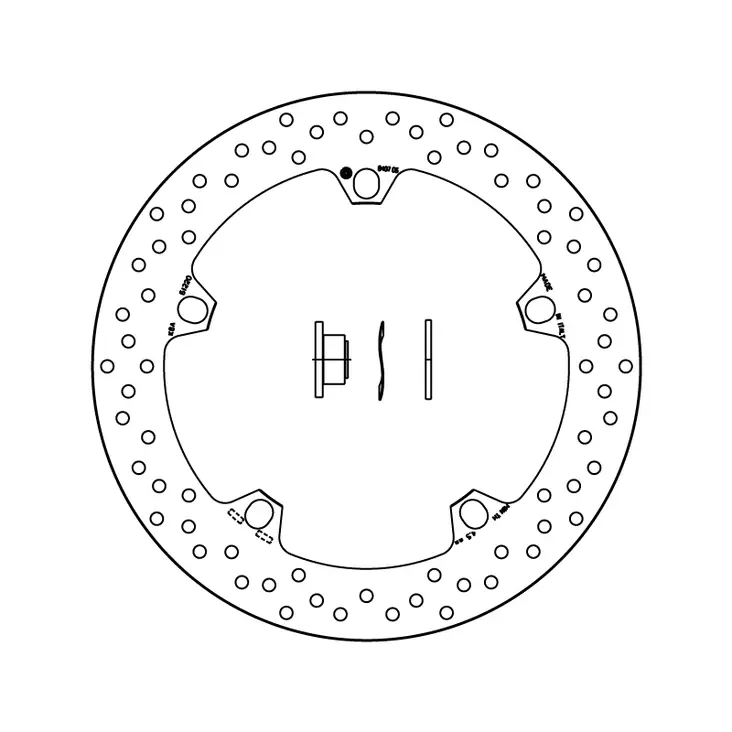 Brembo Serie Oro Jarrulevy - MÖNKIJÄN OSAT - 232-168B407D6 - 1