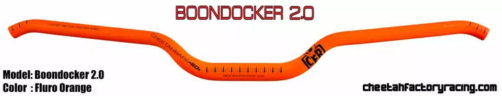 Cfr Boondocker Ohjaustanko 2.0 Fluro Oranssi - MK OHJAUSTANGOT - 928-1000-06 - 1