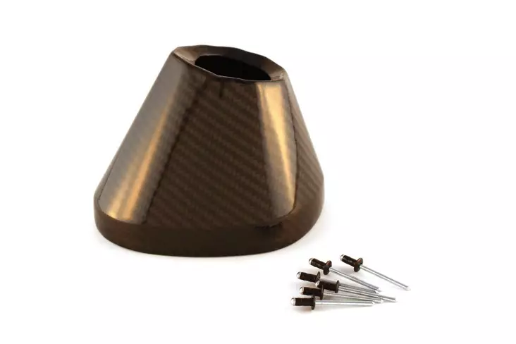 Hgs Vaimentimen Pääty Hiilikuitu, 450 4t 2016- - PAKOPUTKIEN MUUT TARVIKKEET - 46-62-916 - 1