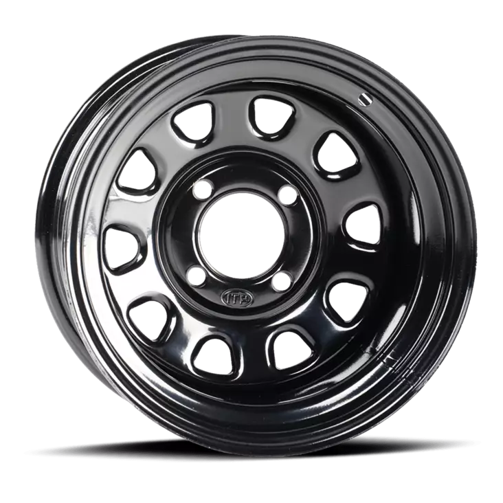 Itp Delta, Black 14x7 4/156 4+3 - MÖNKIJÄN TERÄSVANTEET - 74-0796 - 1