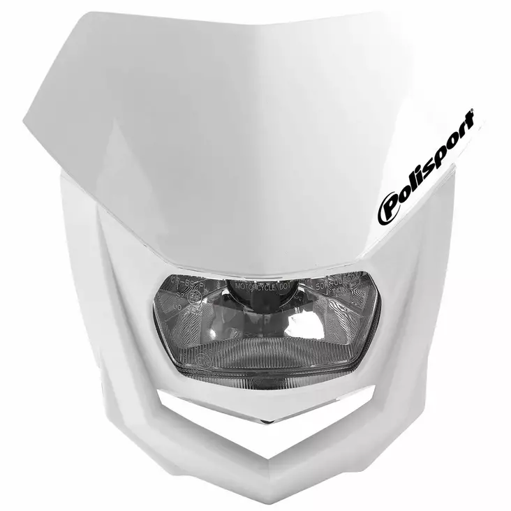 Polisport Halo Headlight White/White - CROSSIN VALOMASKIT - 170-8657400036 - 1