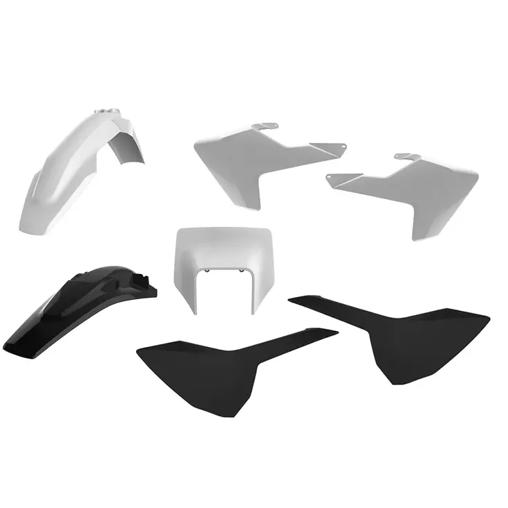 Polisport Kit W/ Mask Husqvarna Te/Fe(17) White/Black - CROSSIN TÄYDELLISET MUOVISARJAT - 178-90896 - 1