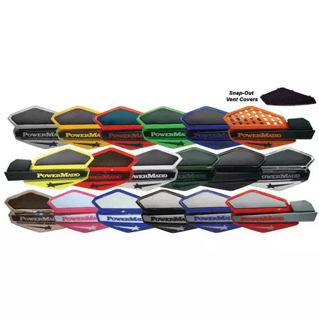 Powermadd Handguards Yellow/Black Powermadd Käsisuojat Keltainen/Musta - MK KÄSISUOJAT - 862-34206 - 1