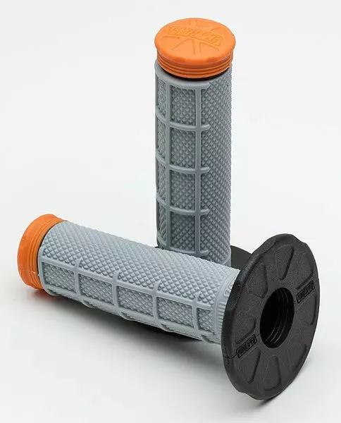 Pro Taper Grip Tri-Density ½ Waffle Orange/Grey - CROSSIN TUPIT - 63-0019-6 - 1