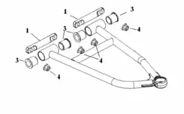 Sno-X A-Varren Puslasarja Polaris - MK PUSLASARJAT - 88-08276 - 1