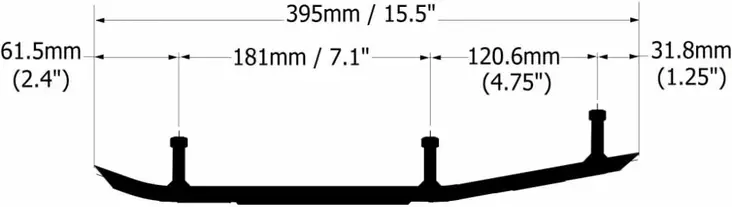 SNO-X OHJAUSKISKO INDY/SB/RUSH - MK SUKSEN KUMIPUSKURIT - 88-08306 - 1