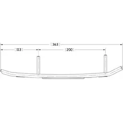 Sno-X Ripper Four Ohjari Pari 4" Kovametalli - MK OHJAUSRAUDAT - 881-4296 - 1