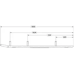 Sno-X Ripper Four Ohjari Pari 4" Kovametalli - MK OHJAUSRAUDAT - 881-4426 - 1