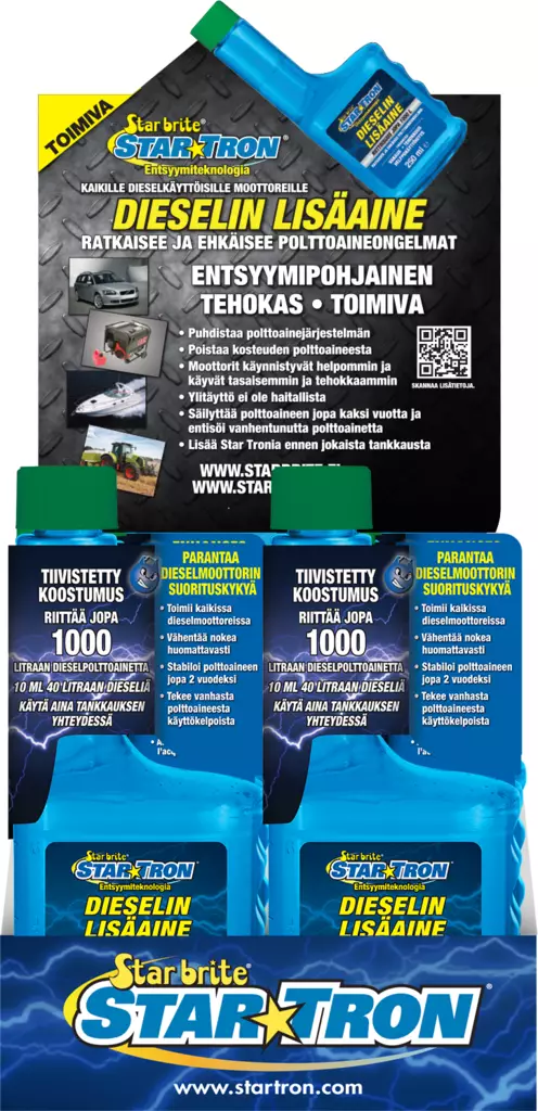 Startron Diesel 250ml - POLTTOAINEEN LISÄAINEET - 136-93616 - 1