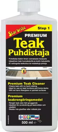 Teak Cleaner Teakin Puhdistus/Homeenpoistoaine 500ml - VENEEN PUHDISTUS JA VAHAUS - 136-81416 - 1
