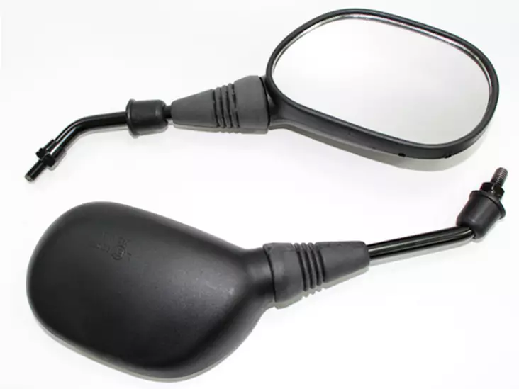 Tec-X Peili, M8 Oikea-/Oikea Kierre, Pari, Skootteri-Malli - MOPON PEILIT - 307-4096 - 1