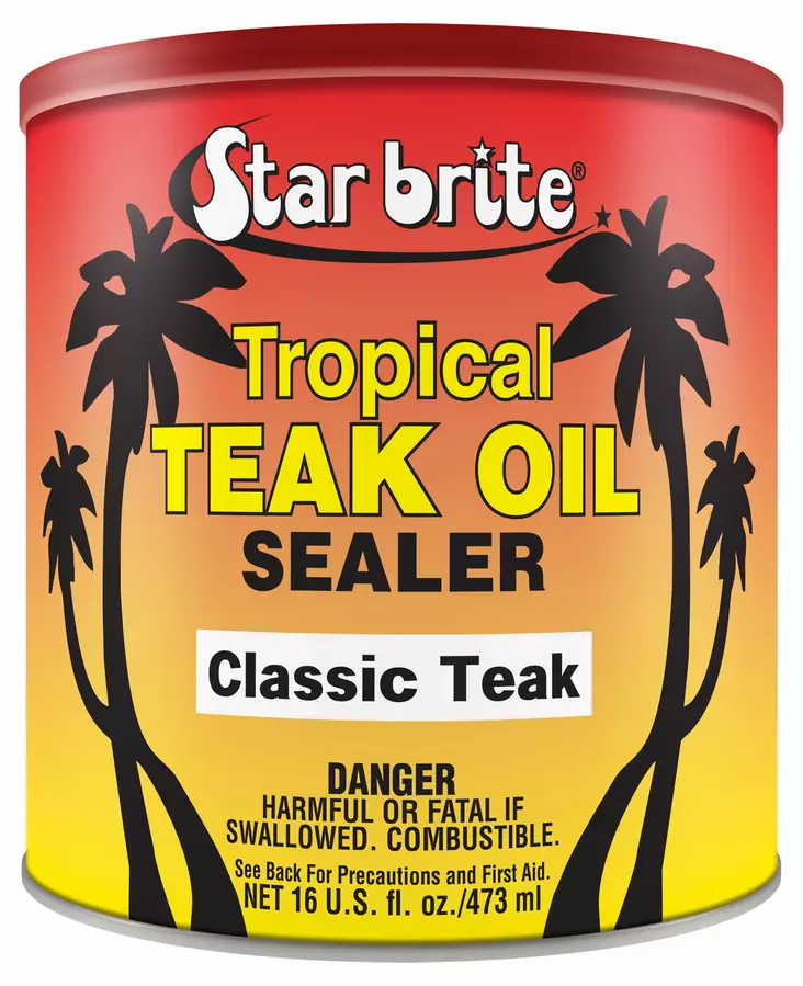Tropical Teak Oil/Sealer Classic Teak Tropik.Öljy 500ml - TIIKIN JA PUUN HOITO - 136-88016 - 1