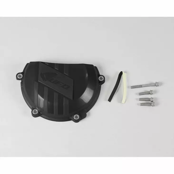 Ufo Clutch Cover Sx-F450 16-,Exc450 17-,Fc450 16-,Fe450 17- Black - CROSSIN KYTKINKOPAN SUOJAT - 650-2426 - 1