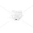 Ufo Etunumerokilpi Ktm125-525 Sx/Sxf 16- Valkoinen 047 - MÖNKIJÄN OSAT - 650-4063-047 - 1