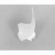 Ufo Etunumerokilpi Kxf450 16- Valkoinen 047 - MÖNKIJÄN OSAT - 650-4738-047 - 1