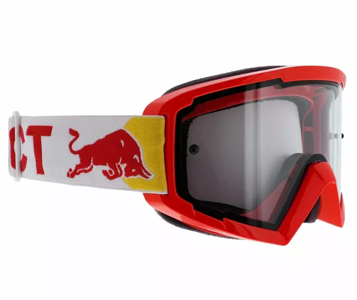 Ajolasit Spect Red Bull Whip MX Goggles Singel lens red clear - MP AJOLASIT - 674-220097 - 1