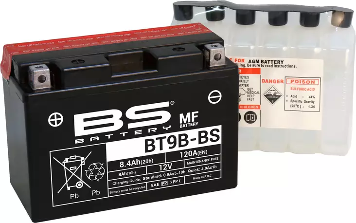 Bs Battery Bt9b-Bs Mf (Cp) Maintenance Free - AKUT - 140-300627 - 1