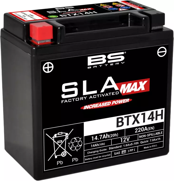 Bs Battery Btx14h (Fa) Sla Max - Sealed & Activated - AKUT - 140-300887 - 1