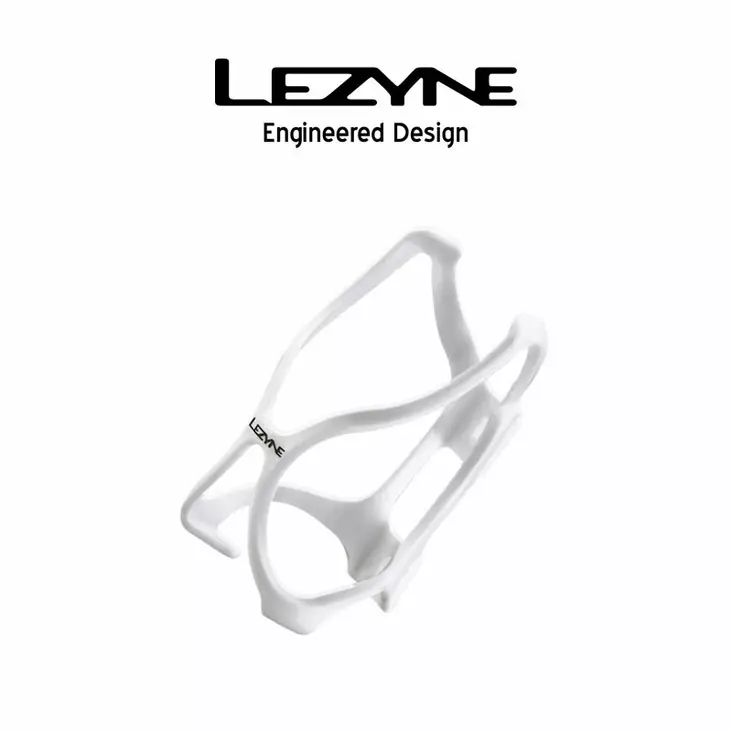 Juomapulloteline Lezyne Flow, Valkoinen - JUOMAPULLOT JA TELINEET - BC-FL-V107 - 1