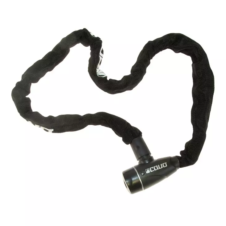 Ketjulukko cavo, 5x100cm, musta - POLKUPYÖRÄN LUKOT JA OSAT - 45-107 - 1