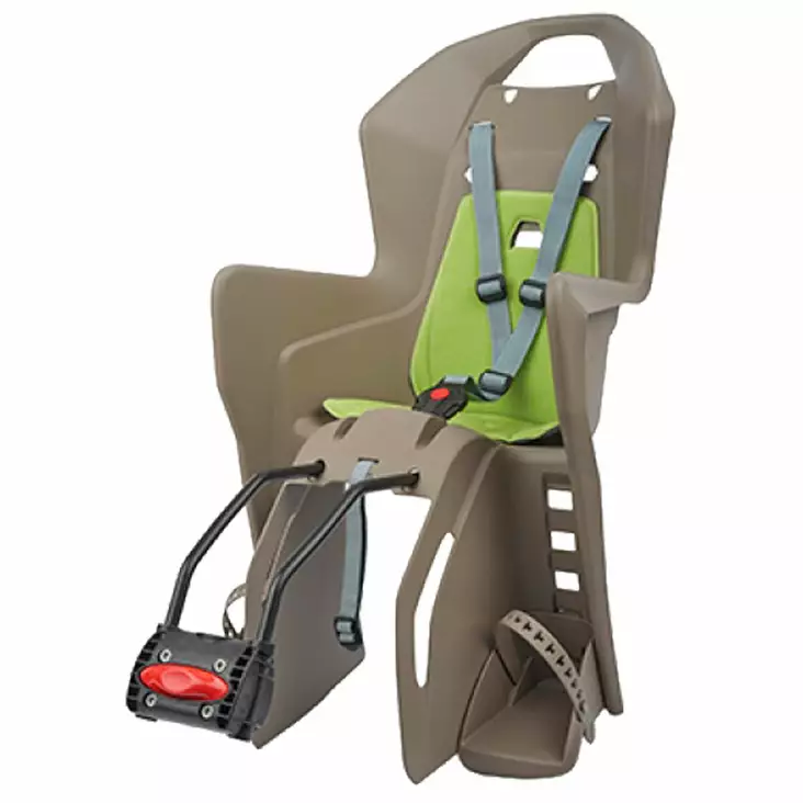 Lastenkuljetusistuin Polisport Koolah Runkokiinnike, Ruskea/Vihreä - LASTENKULJETUSISTUIMET - 8631400027 - 1