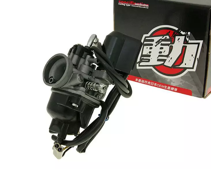 Naraku Kaasutin, 17,5mm, Phva, Sähköryyp., Piaggio - MOPON KAASUTTIMET - 302-0357 - 1