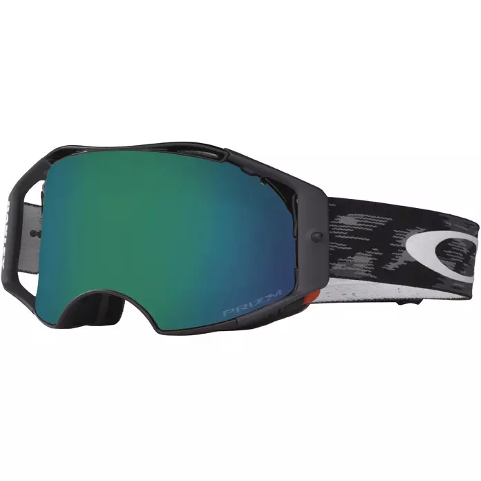 Oakley Goggles Airbrake MX Jet Black wPrizmMX Jade - CROSSILASIT - 670-7046-47 - 1