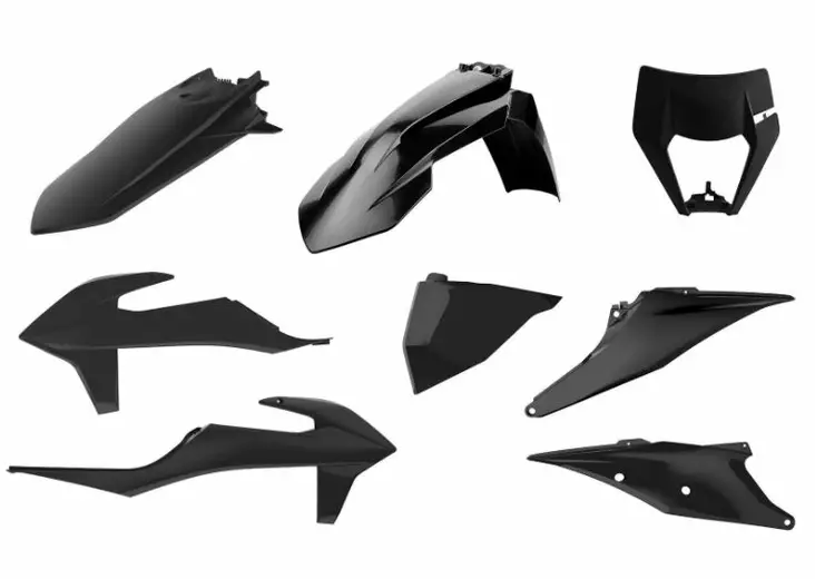Polisport Full Kit Enduro Ktm Exc/Exc-F (20->) Black - CROSSIN TÄYDELLISET MUOVISARJAT - 178-91017 - 1