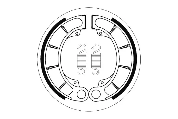 Sbs Jarrukengät - MÖNKIJÄN JARRUPALAT - 23-2207 - 1