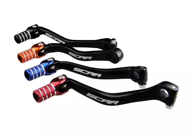 Scar Gear Shift Lever - Kawasaki Blue Tip - CROSSIN VAIHDEPOLKIMET - 430-GSL207 - 1