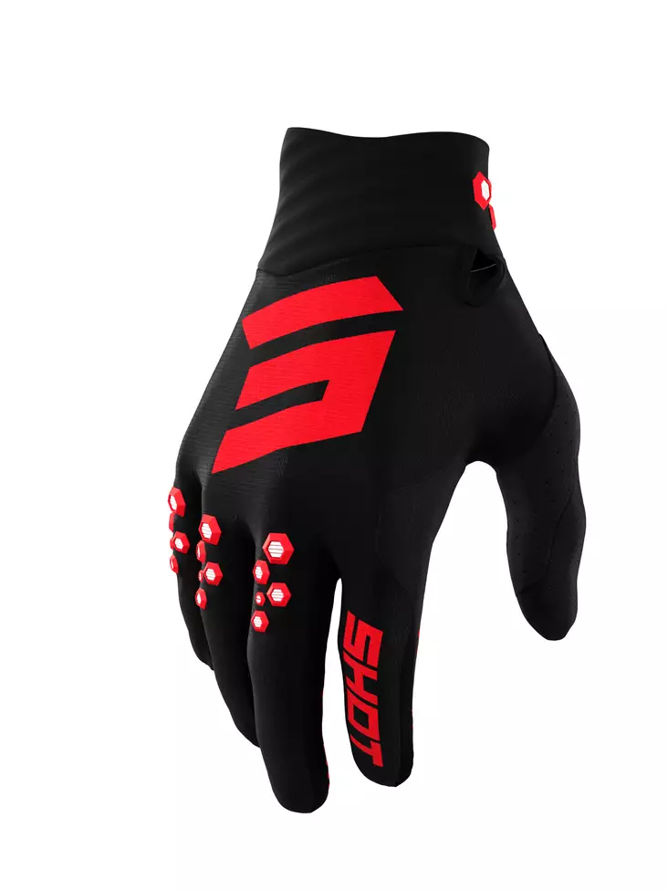 SHOT Hanskat Contact Punainen - CROSSIHANSKAT - 612-2212-07 - 1