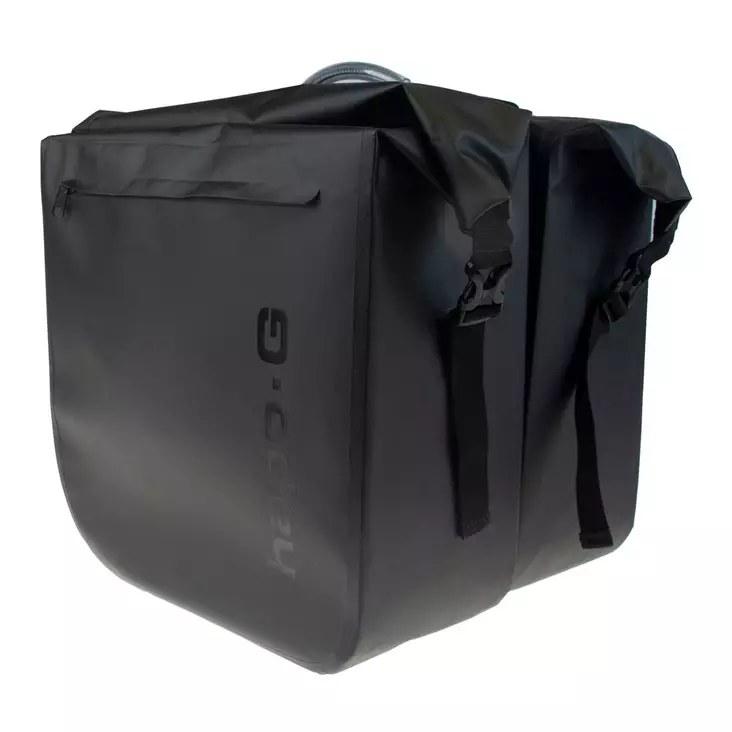 Sivulaukkupari tavaratelineeseen hapo-g, 2- puoleinen, vedenpitävä, 2x20 l, must - POLKUPYÖRÄLAUKUT - 11202247 - 1