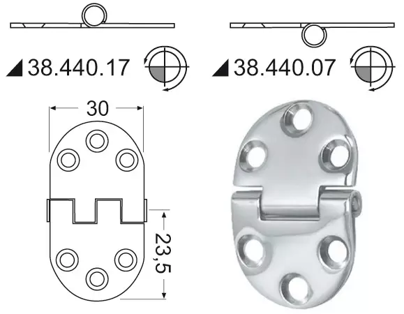 Ss Sarana 47x30mm - SARANAT - M38-440-17 - 1