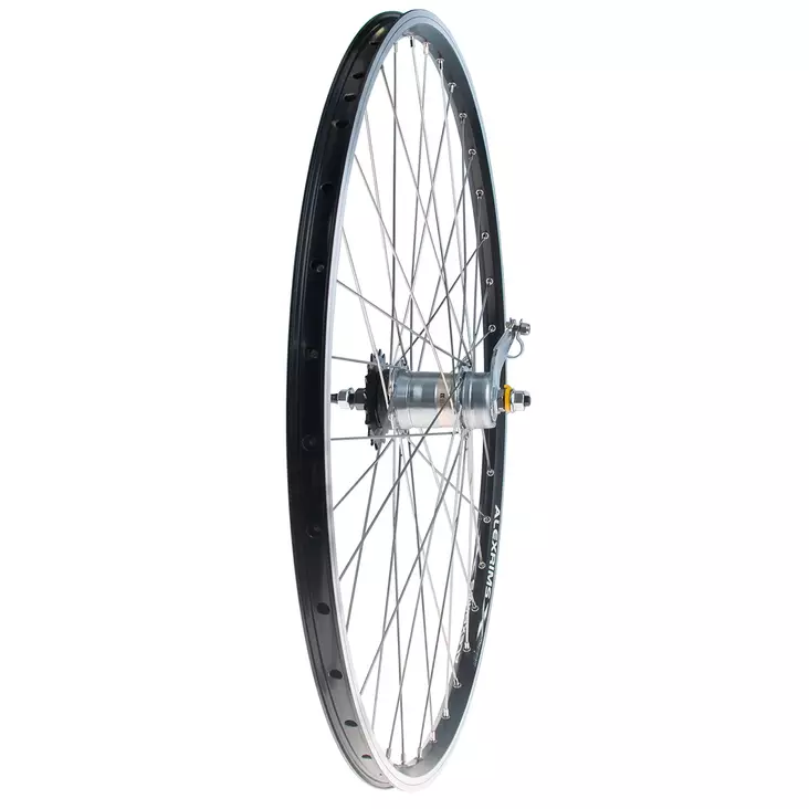 Takapyörä 28" 19-622 Nexus 3V. Alex X-2000, 2-Pohja, Alumiini, Musta - Takapyörät - 59087 - 1
