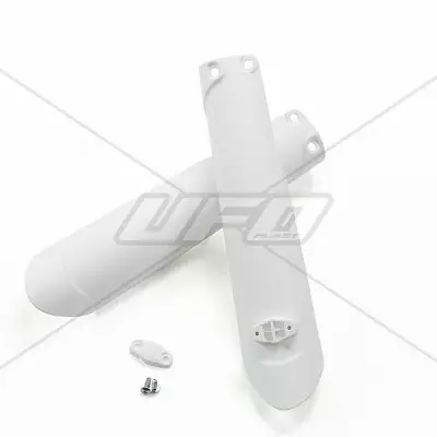 Ufo Etuhaarukan Suojat Ktm125-525 Sx/Sxf 15- Valkoinen 047 - MÖNKIJÄN OSAT - 650-4055-047 - 1