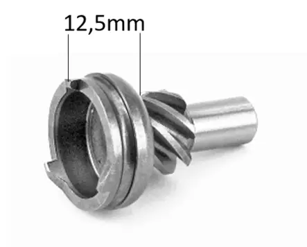 Käynnistimen Ratas, Peugot-Skootteri 2-T, Mikuni, 12,5mm - MOPON KÄYNNISTIMEN OSAT - 307-0568 - 1